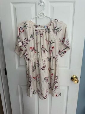 Maternity Cream Floral Top